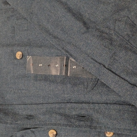 Red Head Men's Blue Button-Up Shirt ( flannel) small size new - Picture 3 of 5